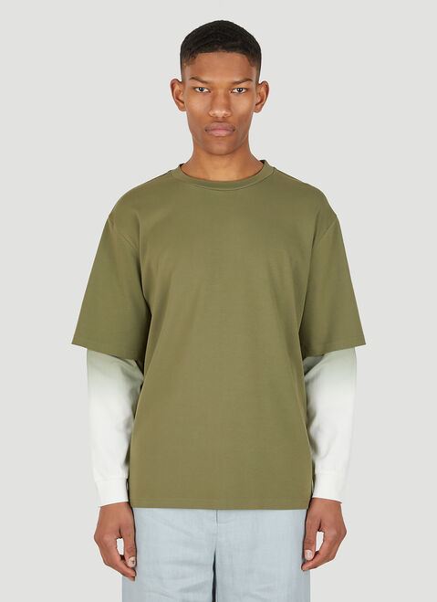 Wynn Hamlyn Men's Double T-Shirt Blue wyh0148010
