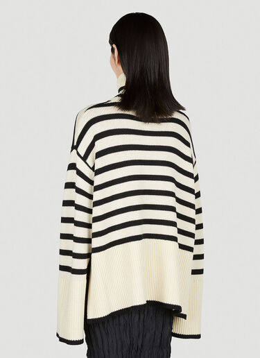 TOTEME Striped Sweater Cream tot0253002