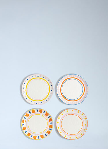 Set Of Four Boavista Dinner Plates &k Amsterdam Set Of Four Boavista Dinner Plates Multicolour wps0692382
