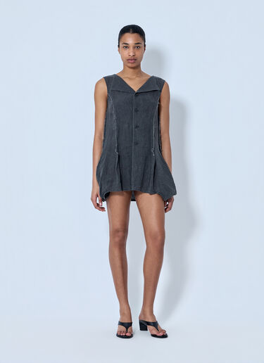 LIMI Feu Hem Detail Vest Grey lmf0264008