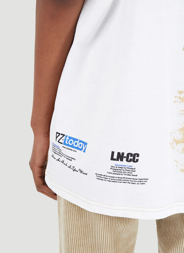 LN-CC X PZ TODAY T 02 PZ Today 短袖 T 恤 米色 lpt0246001