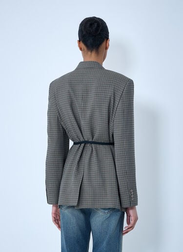 Balenciaga Wrap Tailored Blazer Grey bal0263015