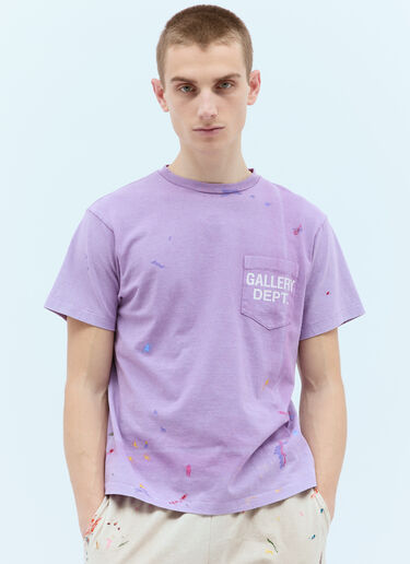 Gallery Dept. Vintage Logo Painted T-Shirt Purple gdp0153028