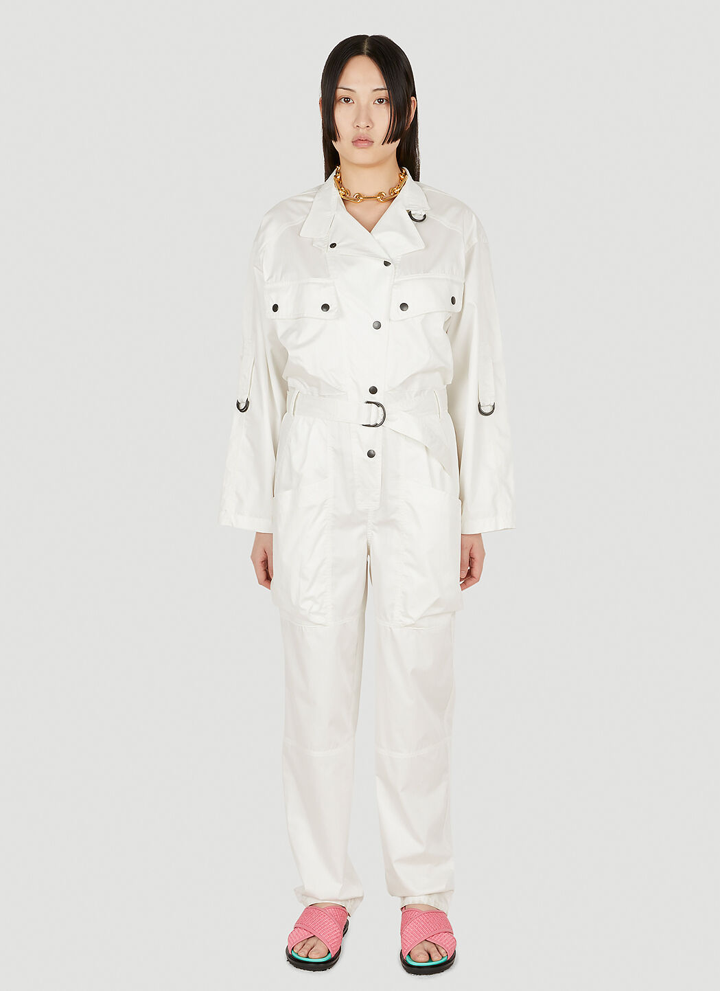 Isabel marant white cheap jumpsuit