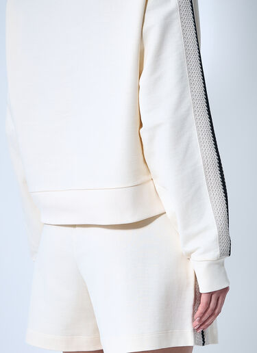 Moncler Logo Motif Sweatshirt Beige mon0260029
