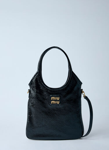 Miu Miu IVY Patent Crossbody Bag Black miu0260052