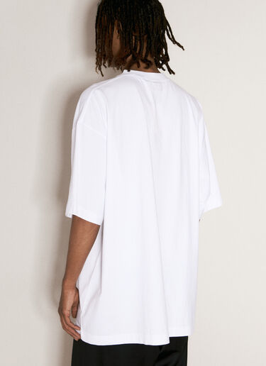 VETEMENTS 스프링 워터 로고 티셔츠 화이트 vet0156005