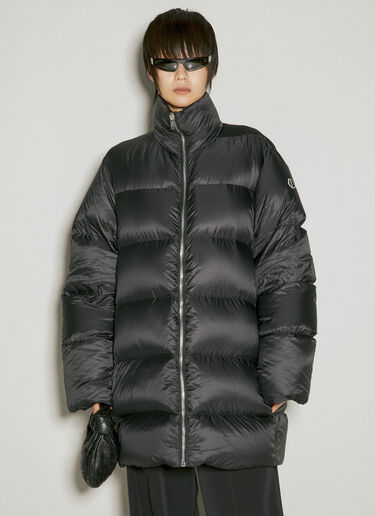 Moncler + Rick Owens Cyclopic Long Down Coat Black mcs0355006