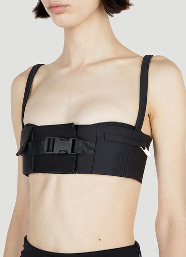 Miu Miu Buckle Fastening Top Black miu0252016