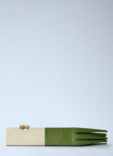 Jacquemus The Poireau Clutch Bag Green jac0264045