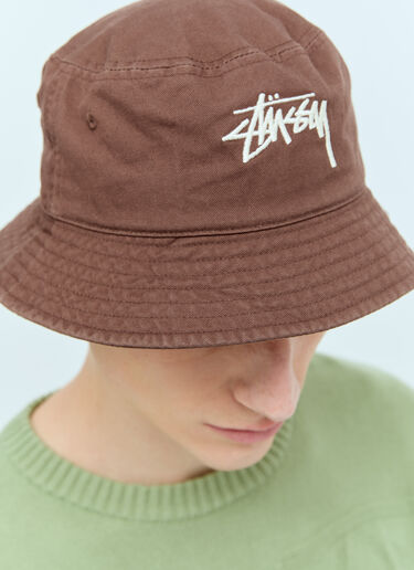 Stüssy 빅 스톡 버킷 햇 브라운 sts0154020