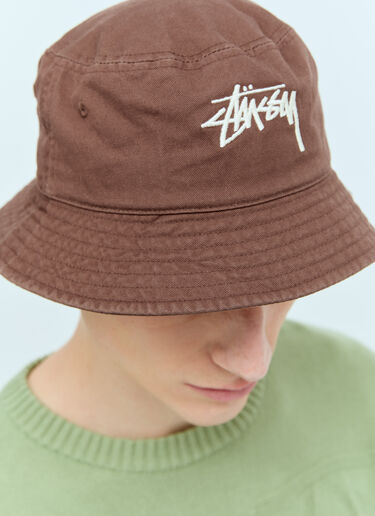 Stüssy Big Stock Bucket Hat Brown sts0154020