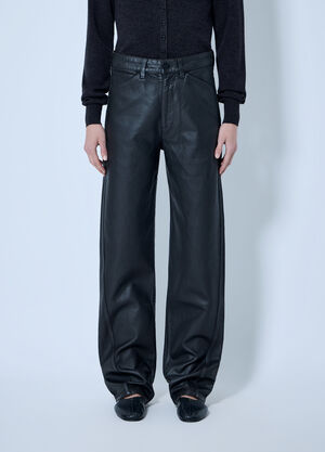 Lemaire Five Pockets Twisted Pants Black lem0266005