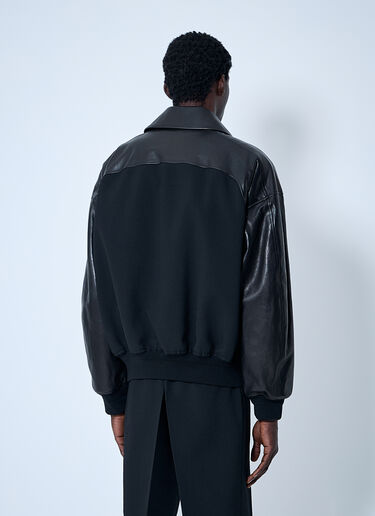 Jil Sander Blouson With Leather Black jil0160006