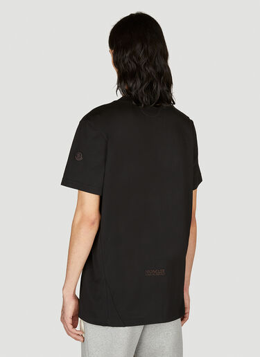 Moncler 徽标刺绣 T 恤 黑色 mon0154031