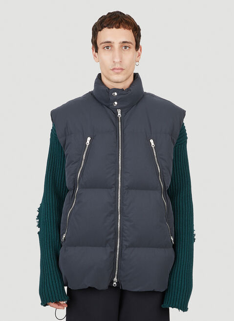 MM6 Maison Margiela 퍼퍼 질레 재킷 Black mmm0152006