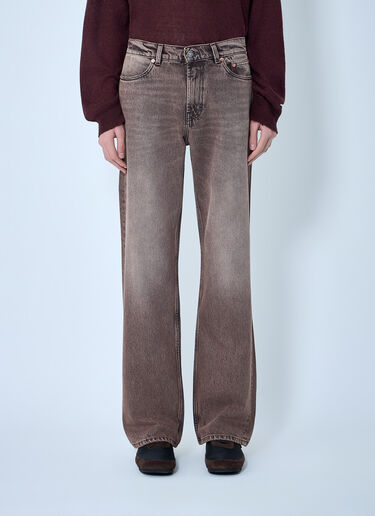 Our Legacy Carlson Cut Jeans Brown our0164034