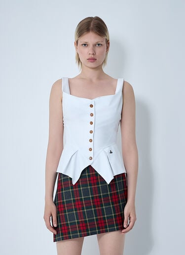 Vivienne Westwood Monday Lace Top White vvw0261013