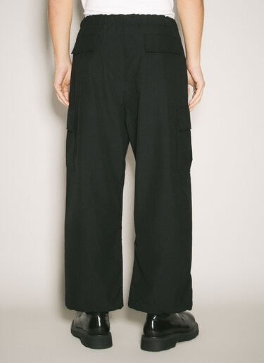 Comme des Garçons Homme Drawstring Cargo Pants Black cdh0158012