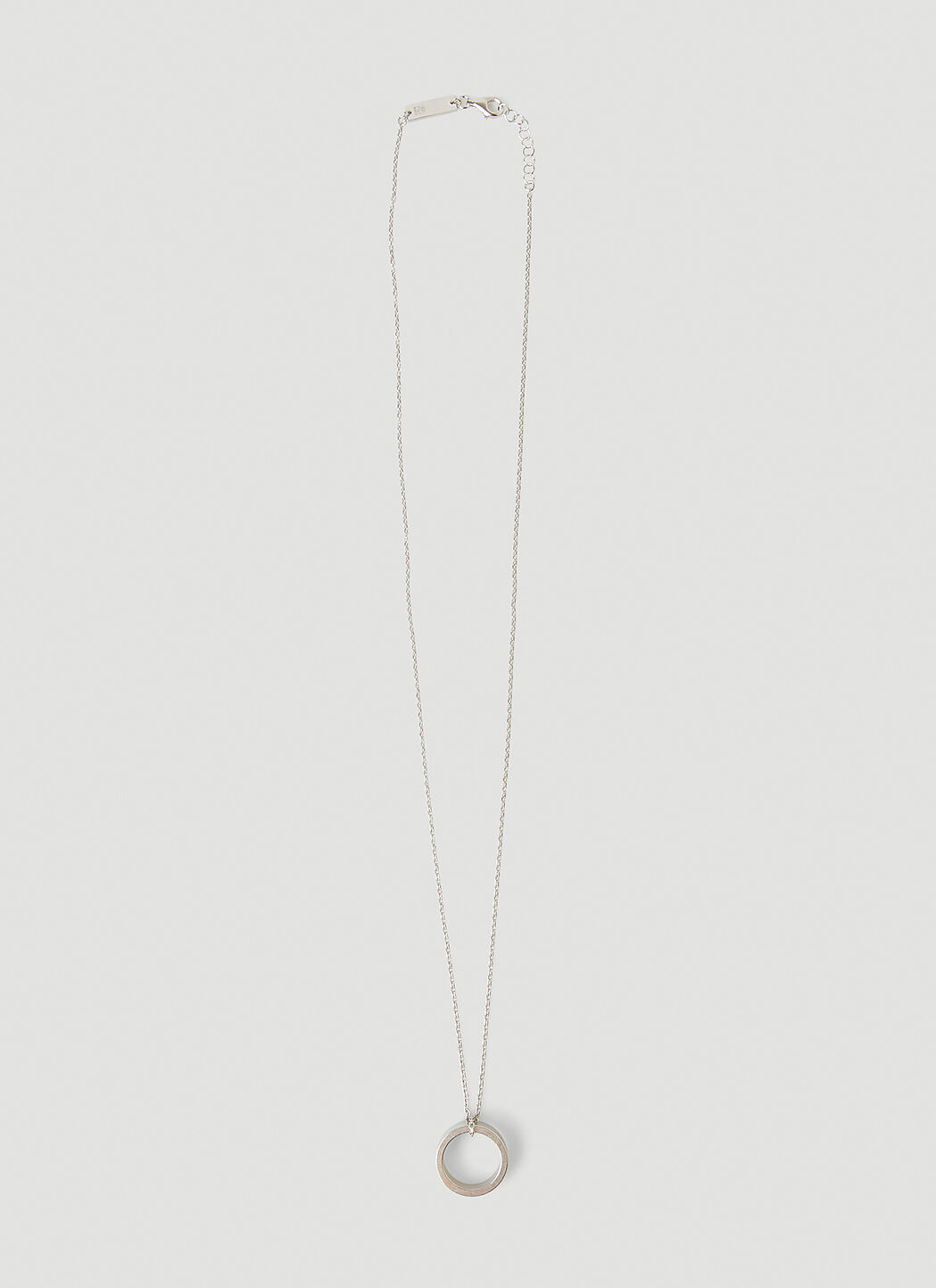 Logo silver ring necklace in gold - Maison Margiela | Mytheresa
