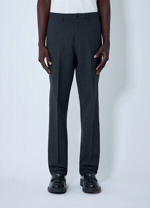 Prada Wool Tailored Pants Black pra0162010