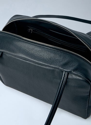 LN-CC® - The Row: Astra Bowling Bag Brown - Black The Row Astra Bowling Bag Brown Black row0266023