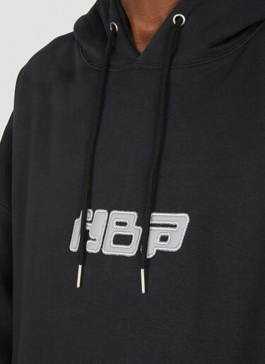 Hood By Air Screensavers Hooded Sweatshirt Black hba0148002