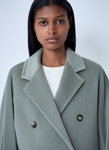 Max Mara Wool-And-Cashmere-Blend Coat Green max0261027
