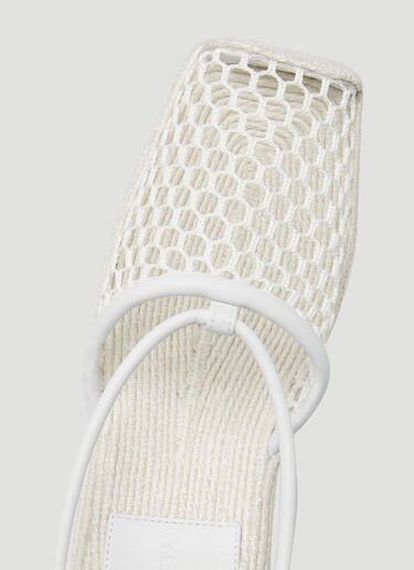 Bottega Veneta Stretch Espadrille Wedges White bov0247031