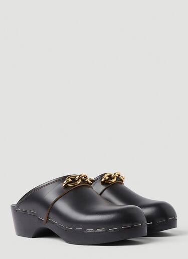 Saint Laurent Le Maillon Clogs Black sla0247069