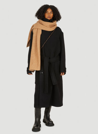 Lemaire Wrap Coat Black lem0250001