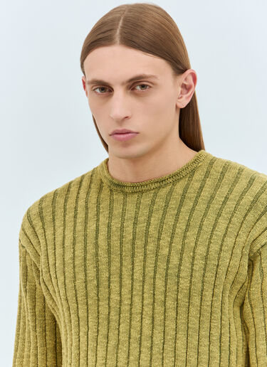 Stüssy Ribbed Crewneck Sweater Green sts0159004