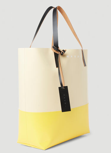 Marni Logo Shopping Tote Bag Cream mni0152020