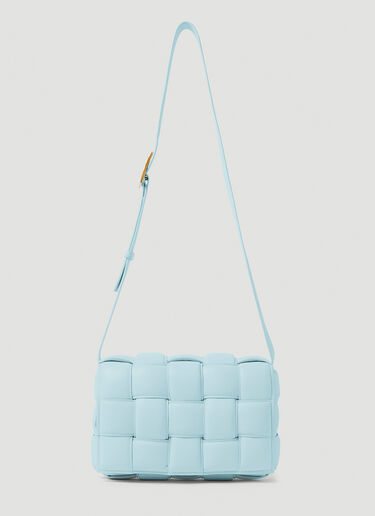 Bottega Veneta Padded Cassette Shoulder Bag Light Blue bov0249007