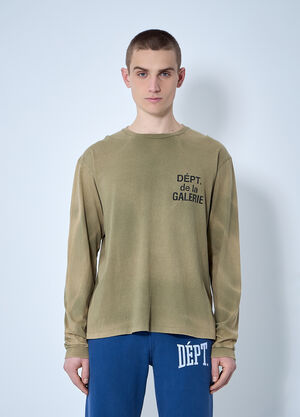 Gallery Dept. French Logo Print T-Shirt Green gdp0160020