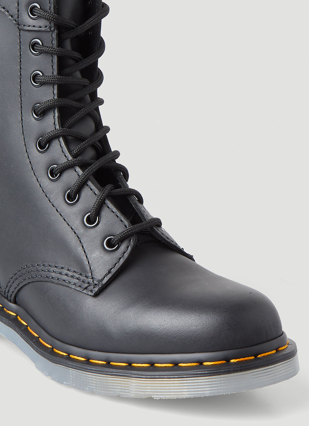 Yohji Yamamoto x Dr Martens 1490 High Top Boots in Black | LN-CC®