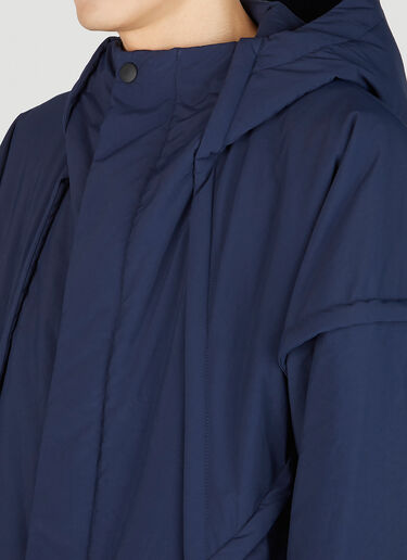Homme Plissé Issey Miyake 프레임 코트 블루 hmp0151008