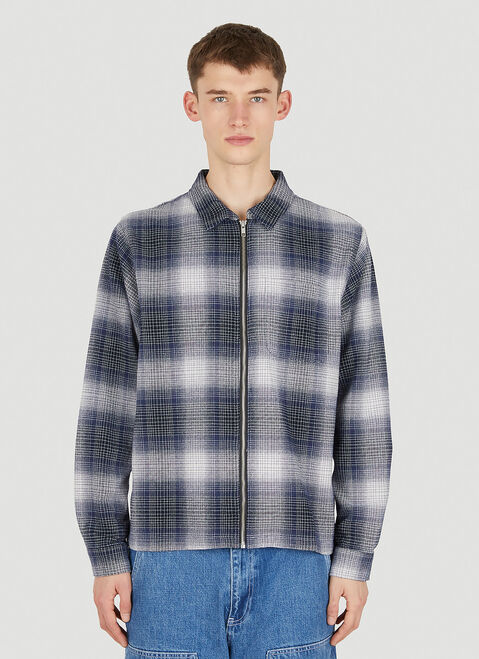 Stüssy Jack Shadow Plaid Jacket Blue sts0350008