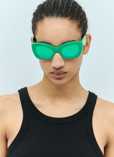 Poppy Lissiman Heyuboy Sunglasses Green ppl0253003