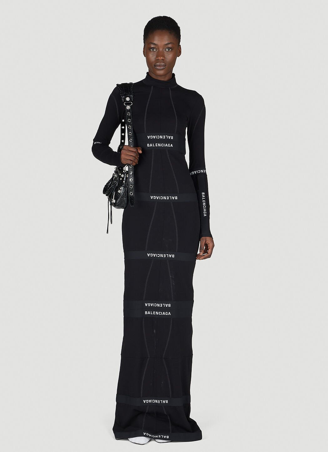 Balenciaga Brief Maxi Jersey Dress en Black pour femme LN CC