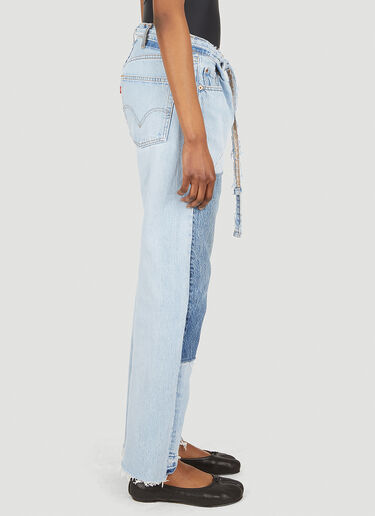 Bonum Asymmetric Cuff Jeans Blue bon0348011
