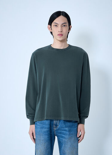 Our Legacy Cruise Longsleeve Antique Phantom Legacy Jersey Green our0164023