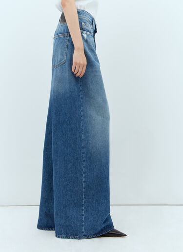 Sportmax Oversized Low-Rise Jeans Blue spx0257010