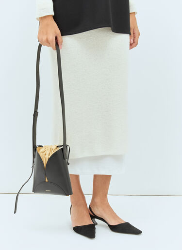 Jil Sander Ellipse Crossbody Bag Black jil0257014