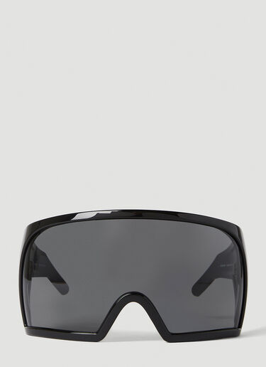 Rick Owens Kriester Mask Sunglasses Black ris0354003
