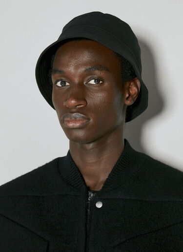 Rick Owens DRKSHDW Denim Bucket Hat Black drk0154020