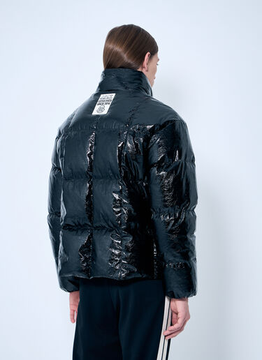 8 Moncler Palm Angels Simoom Short Down Jacket Black mpa0359003
