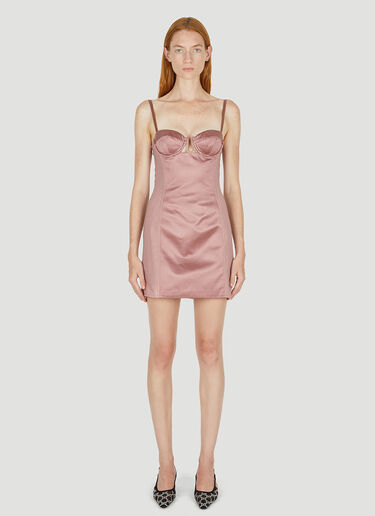 Gucci Quilted Chemise Mini Dress Rose guc0250001