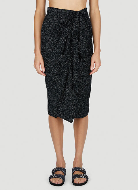Isabel Marant Étoile アリッサ ギャザースカート クリーム ibe0251003