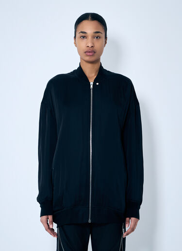 Rick Owens Jumbo Flight Padded Bomber Jacket Black ric0259015